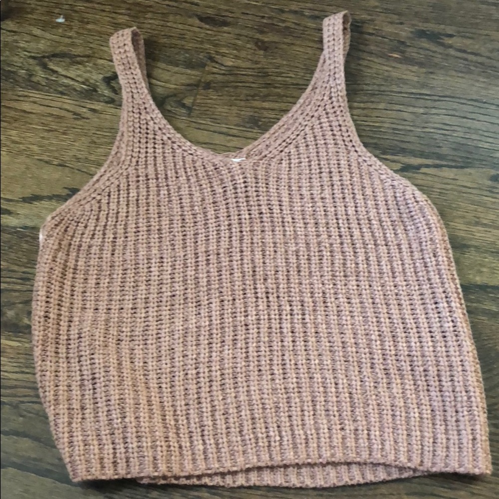 Crocheted tank top